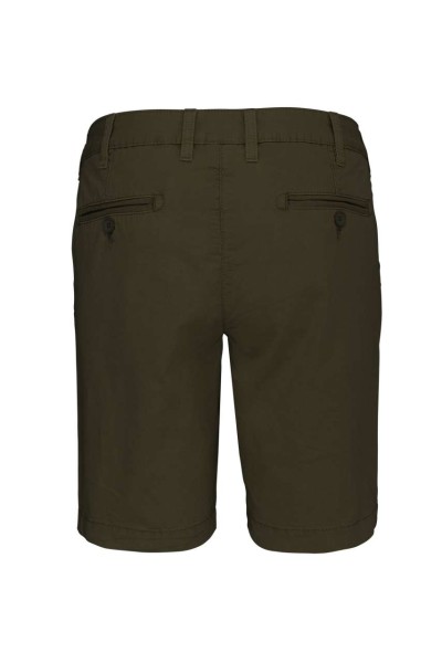 LADIES' WASHED EFFECT BERMUDA SHORTS Zöld 