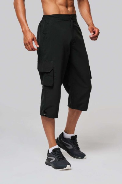 LEISUREWEAR CROPPED TROUSERS Fekete 