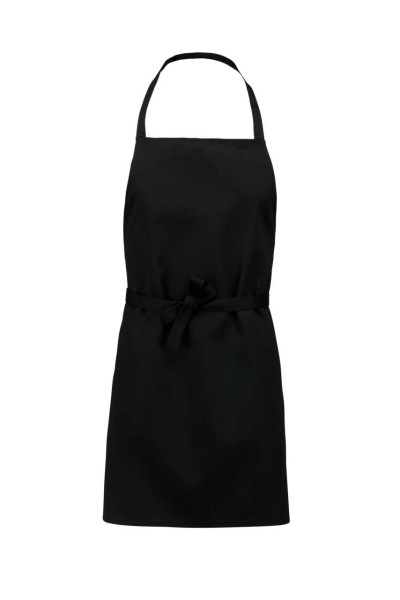 LIGHTWEIGHT POLYCOTTON APRON Fekete 
