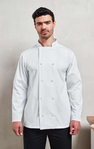 LONG SLEEVE CHEF’S JACKET Fehér 
