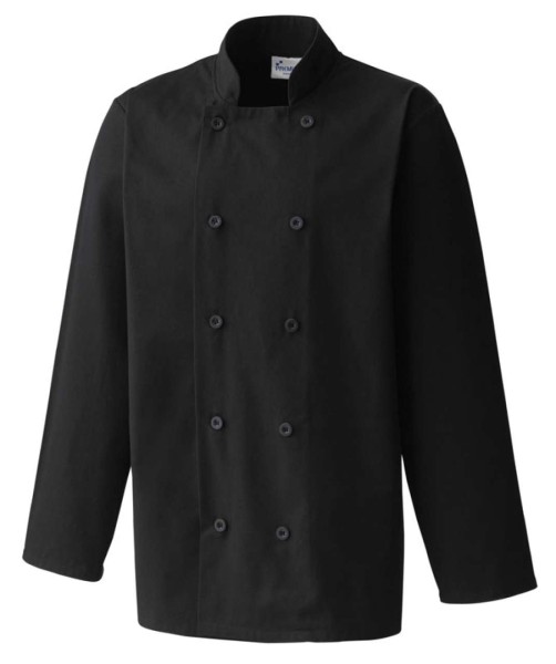 LONG SLEEVE CHEF’S JACKET Fekete 