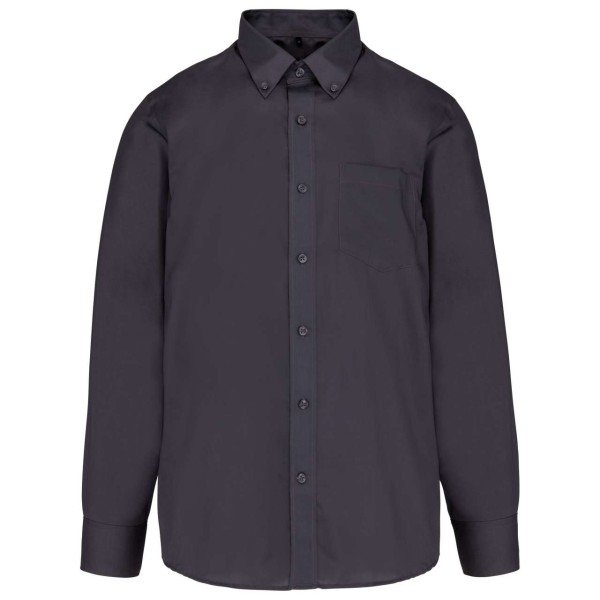 LONG-SLEEVED NON-IRON SHIRT Szürke 