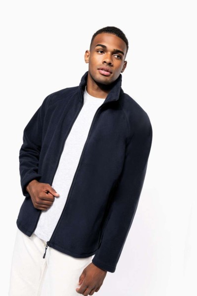 MARCO - FULL ZIP  MICROFLEECE JACKET Fekete 