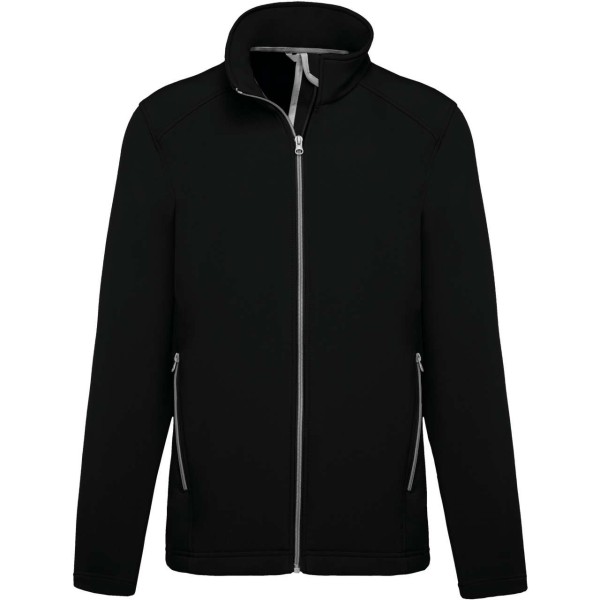 MEN’S 2-LAYER SOFTSHELL JACKET Fekete 