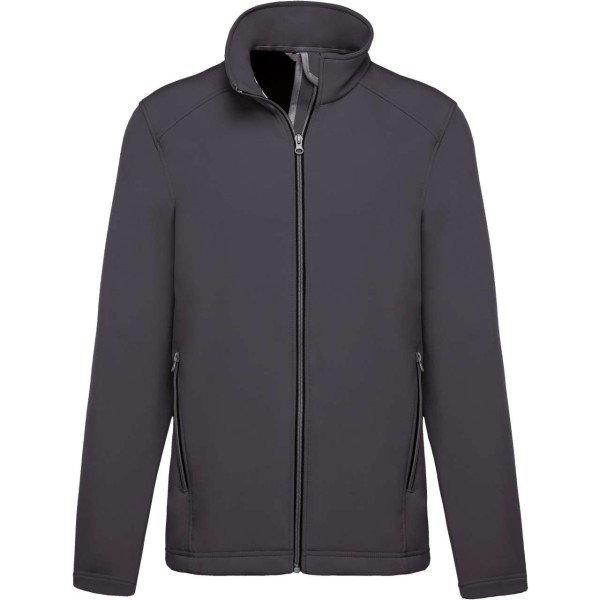 MEN’S 2-LAYER SOFTSHELL JACKET Szürke 