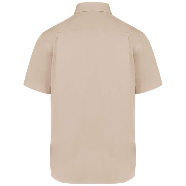 MEN'S ARIANA III SHORT-SLEEVE COTTON SHIRT Barna 