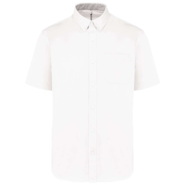 MEN'S ARIANA III SHORT-SLEEVE COTTON SHIRT Fehér 