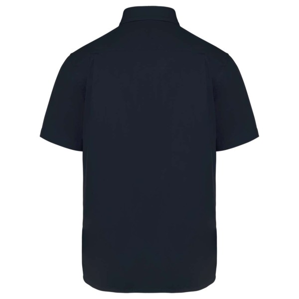 MEN'S ARIANA III SHORT-SLEEVE COTTON SHIRT Kék 