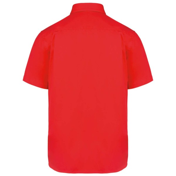 MEN'S ARIANA III SHORT-SLEEVE COTTON SHIRT Piros 