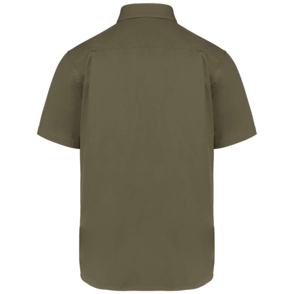 MEN'S ARIANA III SHORT-SLEEVE COTTON SHIRT Zöld 