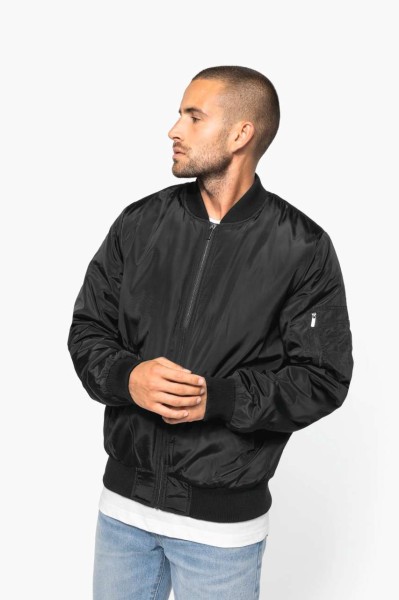 MEN'S BOMBER JACKET Fekete 
