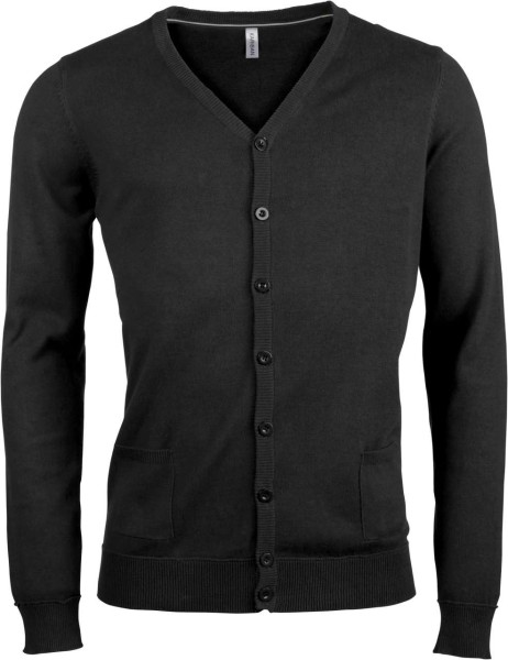 MEN'S CARDIGAN Fekete 