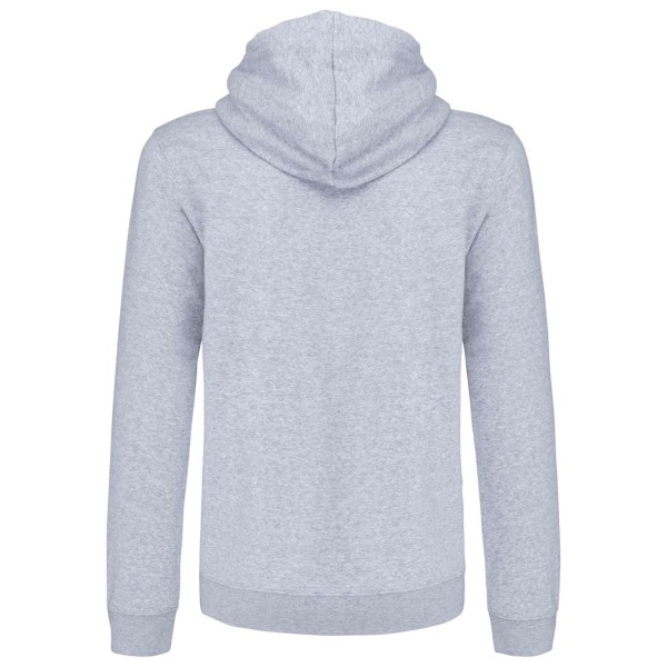 MEN'S CONTRAST HOODED FULL ZIP SWEATSHIRT Szürke 