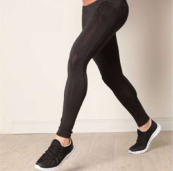 MEN'S COOL SPORTS LEGGING Fekete 