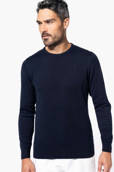 MEN'S CREW NECK JUMPER Fekete 