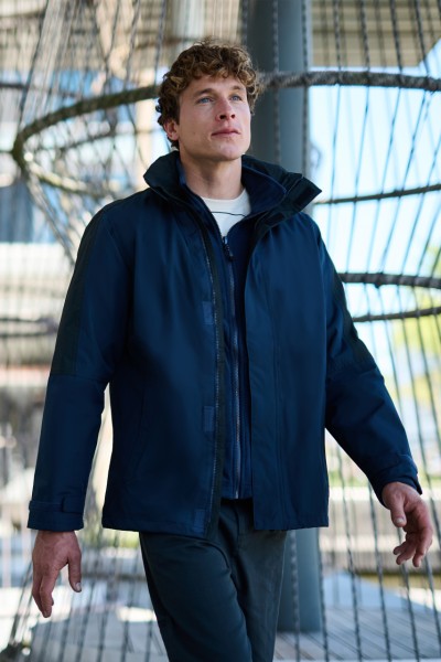 MEN'S DEFENDER III WATERPROOF 3-IN-1 JACKET Fekete 