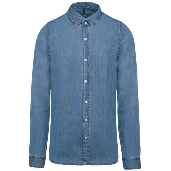 MEN’S DENIM SHIRT Kék 