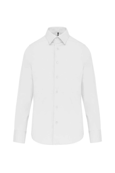 MEN'S FITTED LONG-SLEEVED NON-IRON SHIRT Fehér 