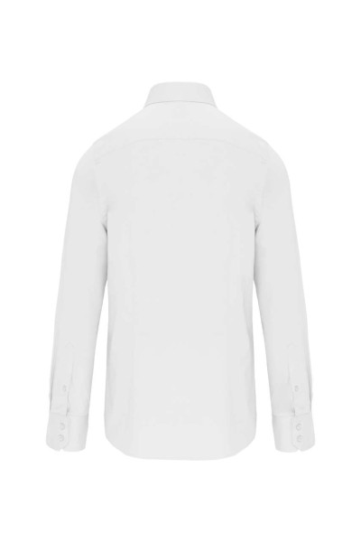 MEN'S FITTED LONG-SLEEVED NON-IRON SHIRT Fehér 