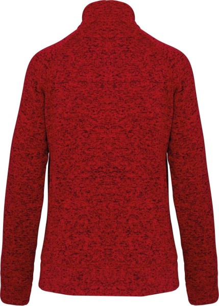 MEN'S FULL ZIP HEATHER JACKET Piros 