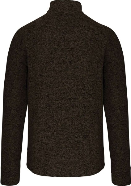 MEN'S FULL ZIP HEATHER JACKET Zöld 