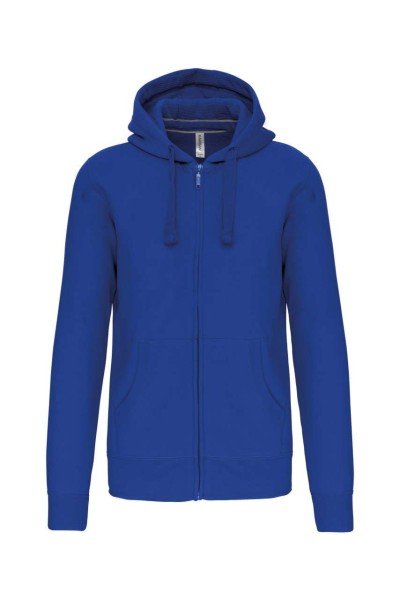 MEN'S FULL ZIP HOODED SWEATSHIRT Kék 