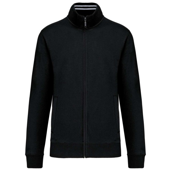 MEN'S FULL ZIP SWEAT JACKET Fekete 