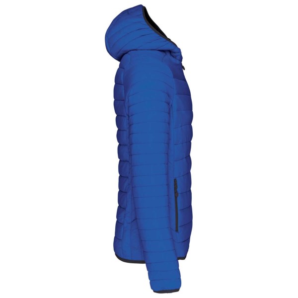 MEN'S LIGHTWEIGHT HOODED PADDED JACKET Kék 