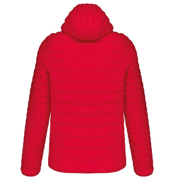 MEN'S LIGHTWEIGHT HOODED PADDED JACKET Piros 