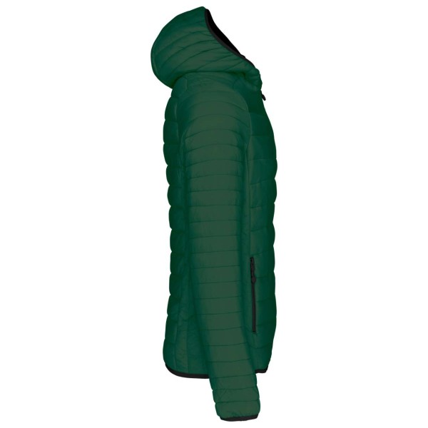 MEN'S LIGHTWEIGHT HOODED PADDED JACKET Zöld 