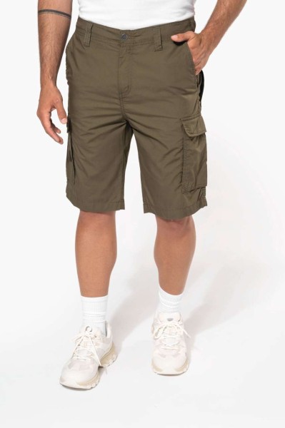 MEN'S LIGHTWEIGHT MULTIPOCKET BERMUDA SHORTS Barna 