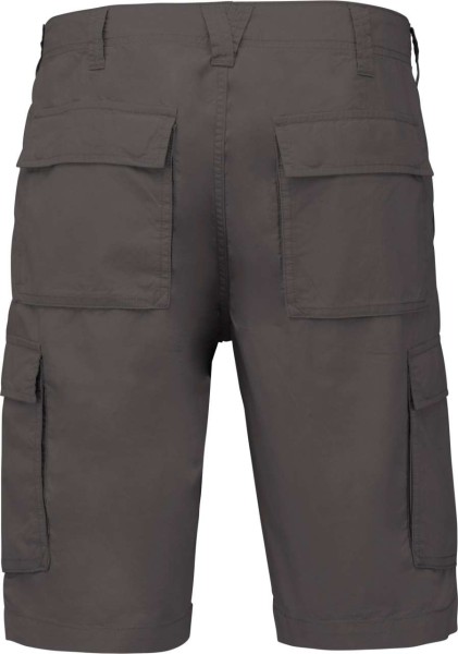 MEN'S LIGHTWEIGHT MULTIPOCKET BERMUDA SHORTS Szürke 