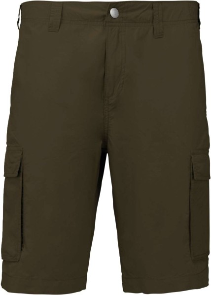 MEN'S LIGHTWEIGHT MULTIPOCKET BERMUDA SHORTS Zöld 