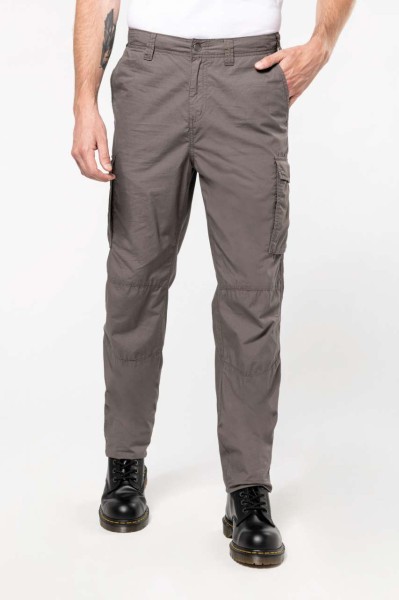 MEN'S LIGHTWEIGHT MULTIPOCKET TROUSERS Zöld 