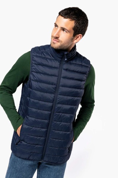 MEN’S LIGHTWEIGHT SLEEVELESS FAKE DOWN JACKET Barna 