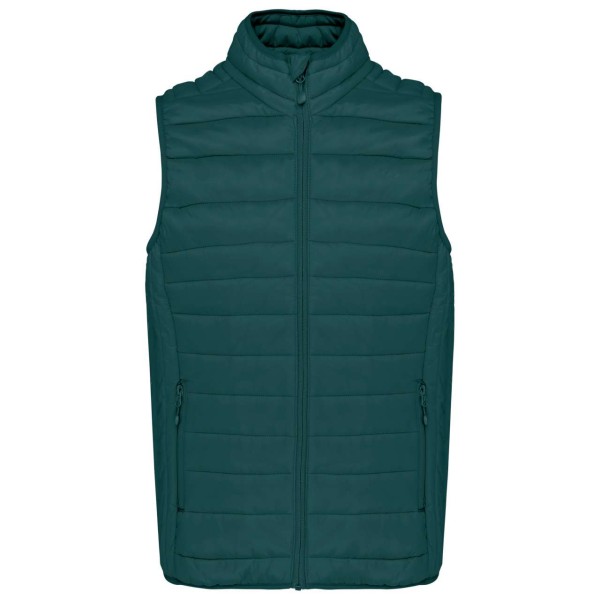 MEN’S LIGHTWEIGHT SLEEVELESS FAKE DOWN JACKET Kék 