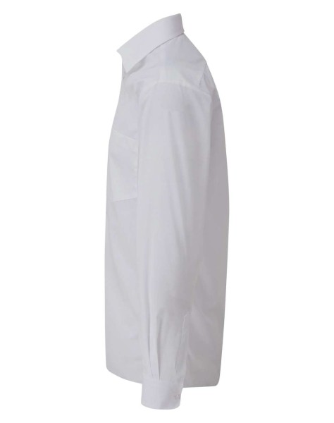 MEN'S LONG SLEEVE POPLIN SHIRT Fehér 