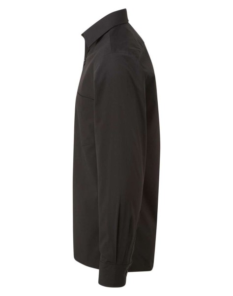 MEN'S LONG SLEEVE POPLIN SHIRT Fekete 