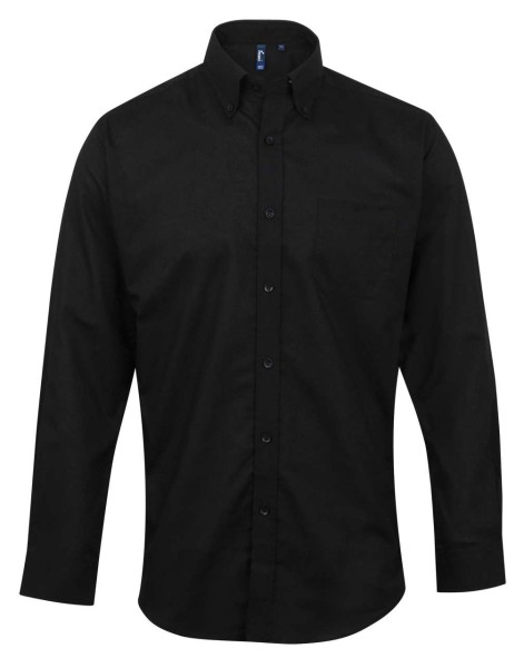MEN’S LONG SLEEVE SIGNATURE OXFORD SHIRT Fekete 