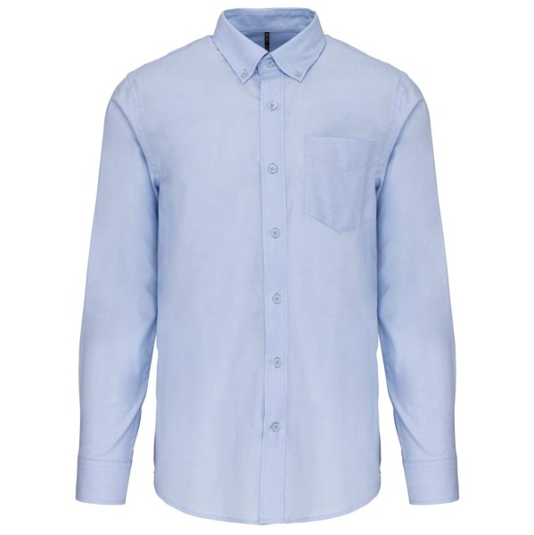 MEN'S LONG-SLEEVED OXFORD SHIRT Kék 