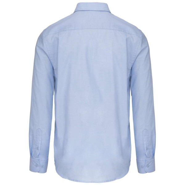 MEN'S LONG-SLEEVED OXFORD SHIRT Kék 