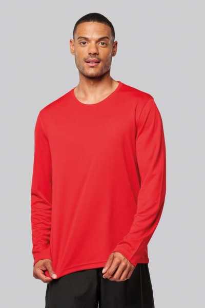 MEN'S LONG-SLEEVED SPORTS T-SHIRT Kék 