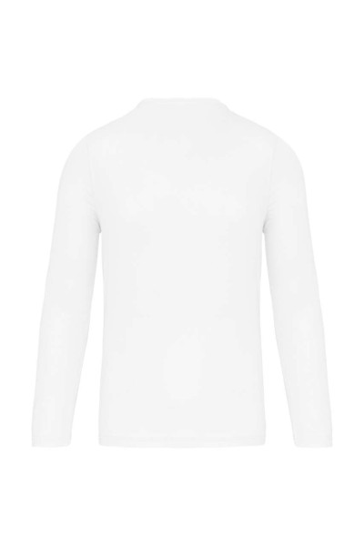 MEN'S LONG-SLEEVED SPORTS T-SHIRT Fehér 