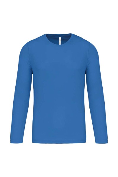 MEN'S LONG-SLEEVED SPORTS T-SHIRT Kék 