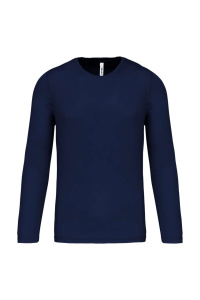 MEN'S LONG-SLEEVED SPORTS T-SHIRT Kék 