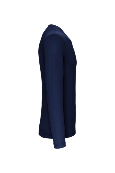 MEN'S LONG-SLEEVED SPORTS T-SHIRT Kék 