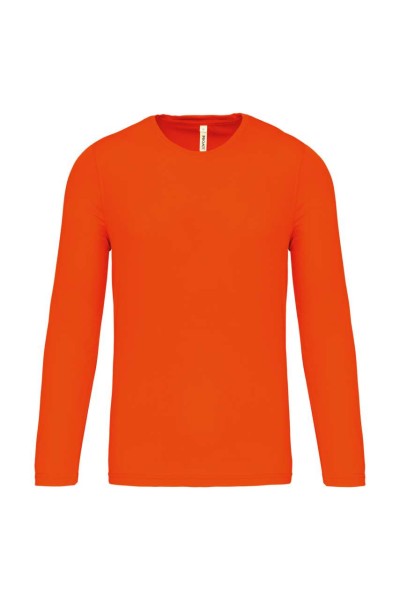 MEN'S LONG-SLEEVED SPORTS T-SHIRT Narancssárga 