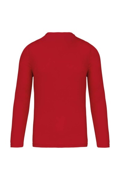 MEN'S LONG-SLEEVED SPORTS T-SHIRT Piros 