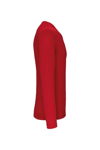 MEN'S LONG-SLEEVED SPORTS T-SHIRT Piros 