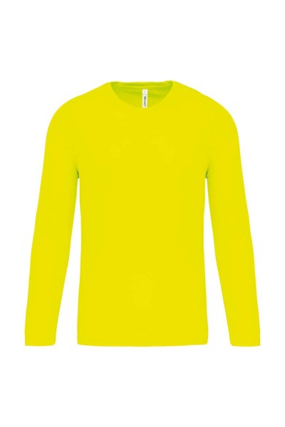 MEN'S LONG-SLEEVED SPORTS T-SHIRT Sárga 